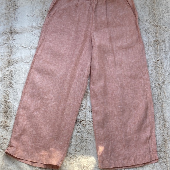 Cynthia Rowley Women's Linen Pants - Dusty Pink - Picture 8 of 8